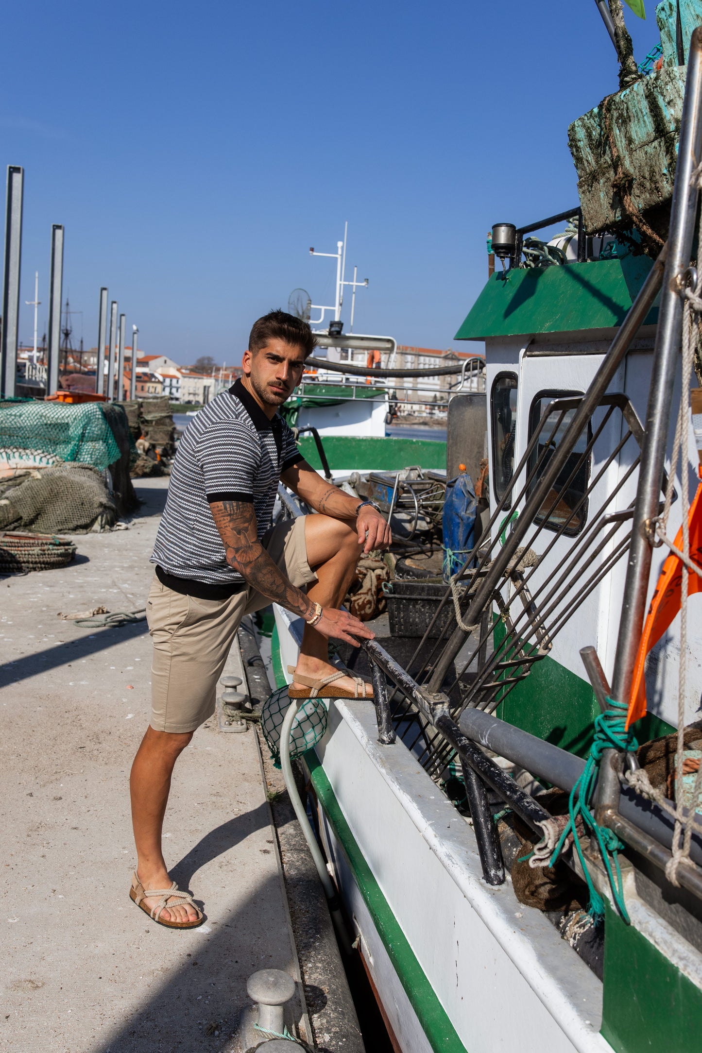 Polo de Malha Texturada