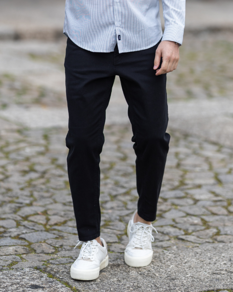 CALÇAS SKINNY CROPPED