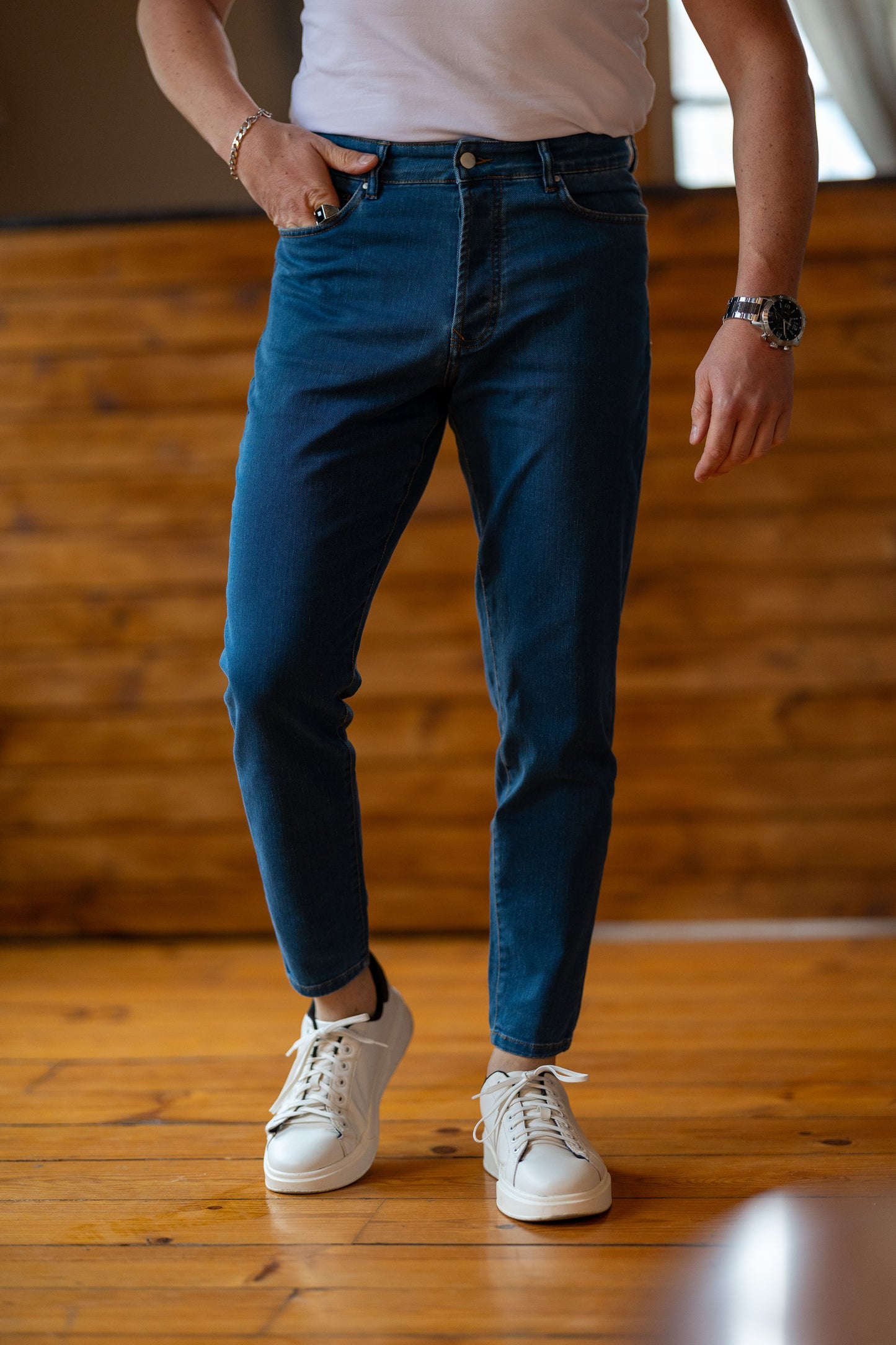 JEANS SKINNY CROPPED