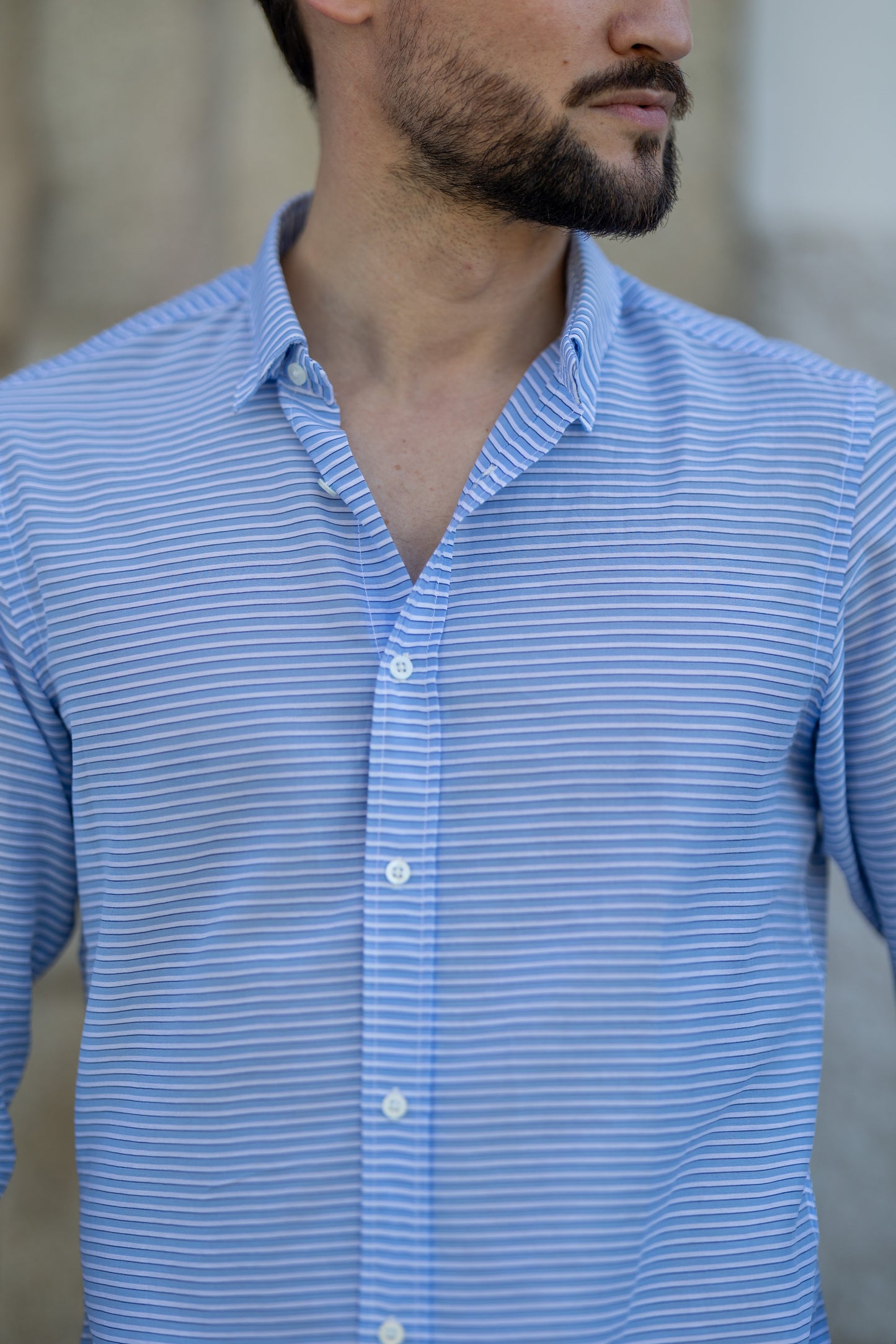 CAMISA DE RISCAS HORIZONTAIS