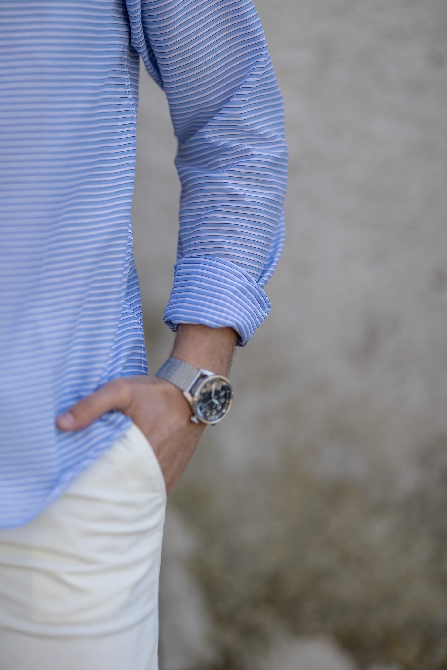 CAMISA DE RISCAS HORIZONTAIS