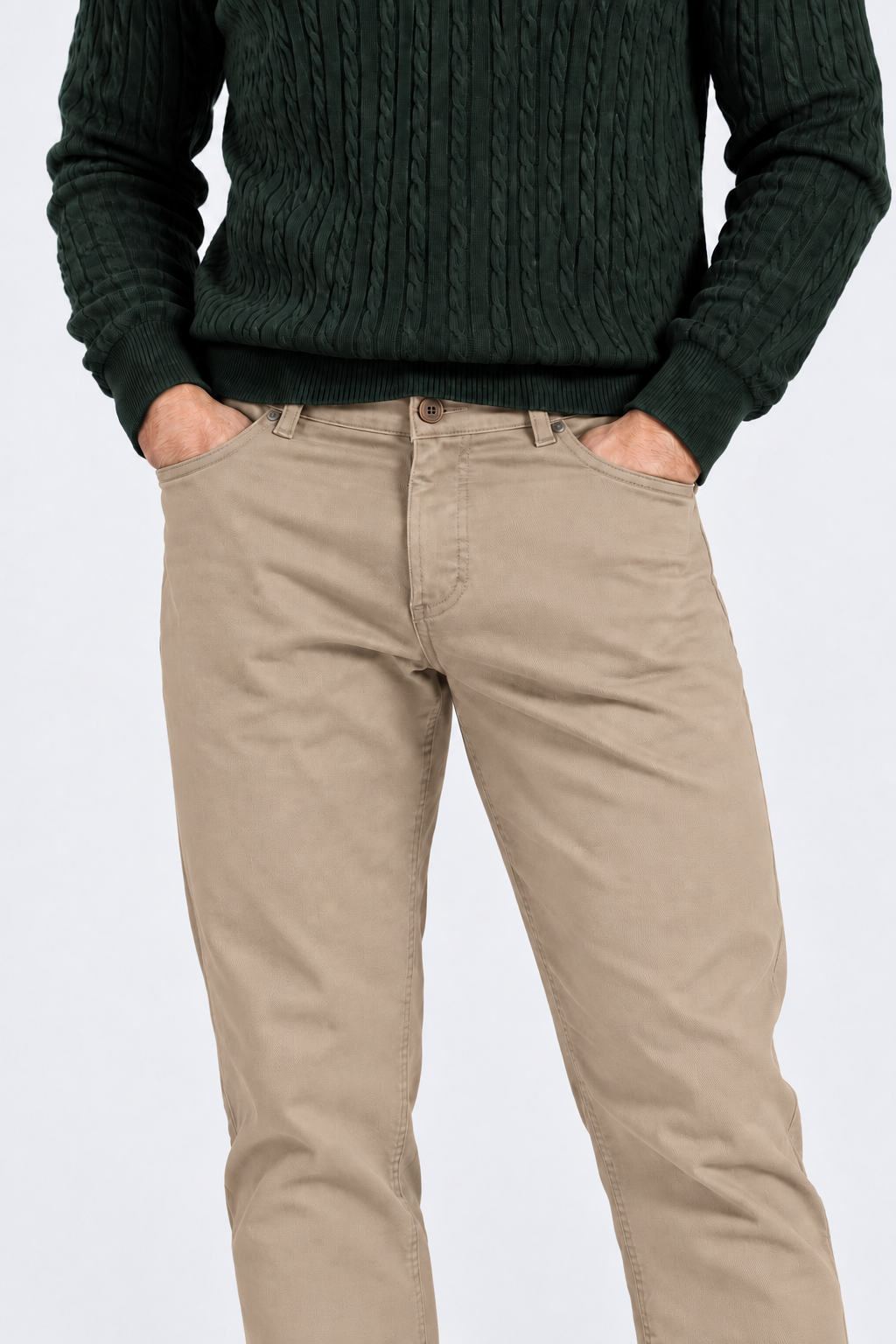 Calça sarja taperd
