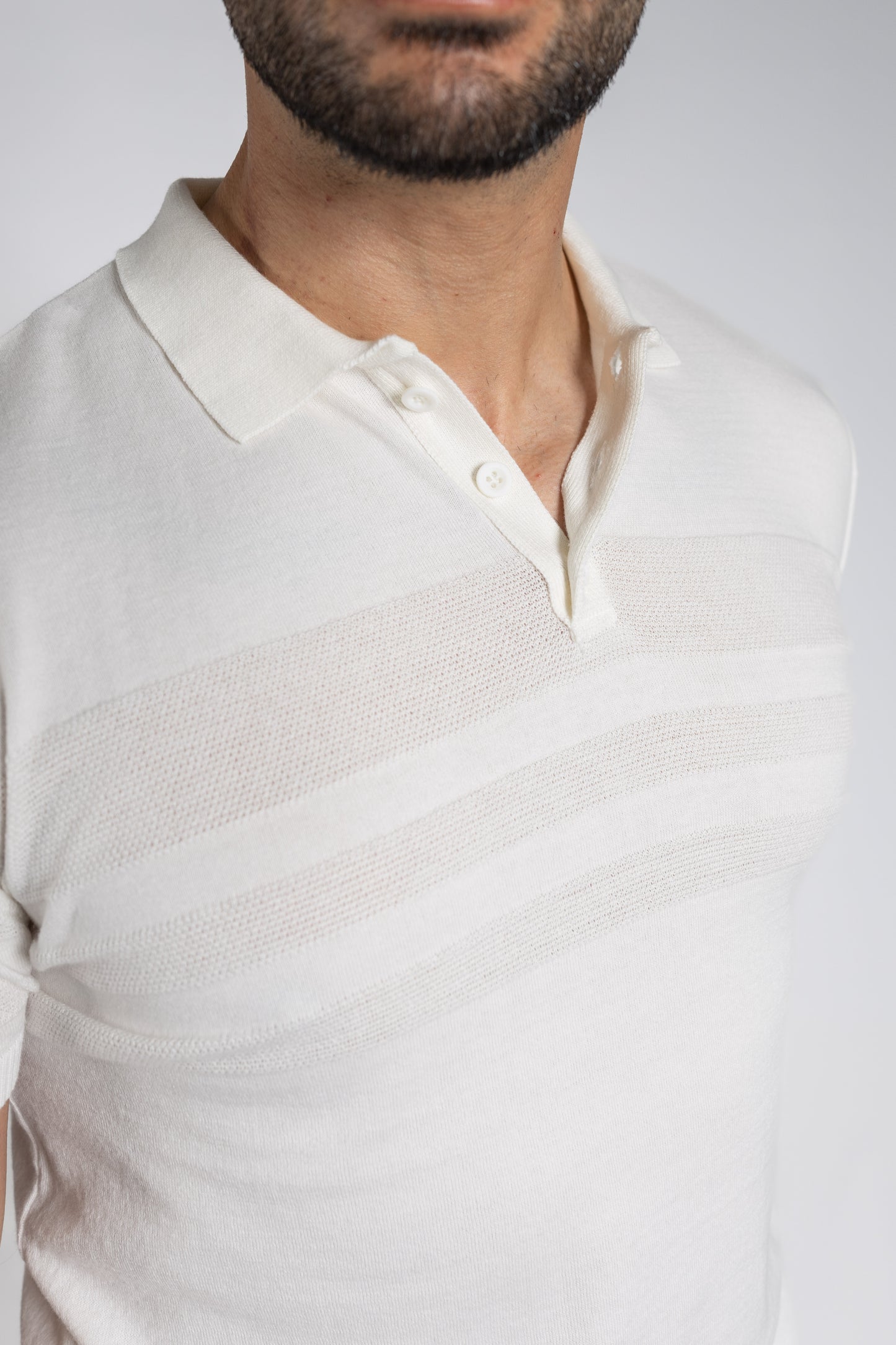 Polo com Textura Homem