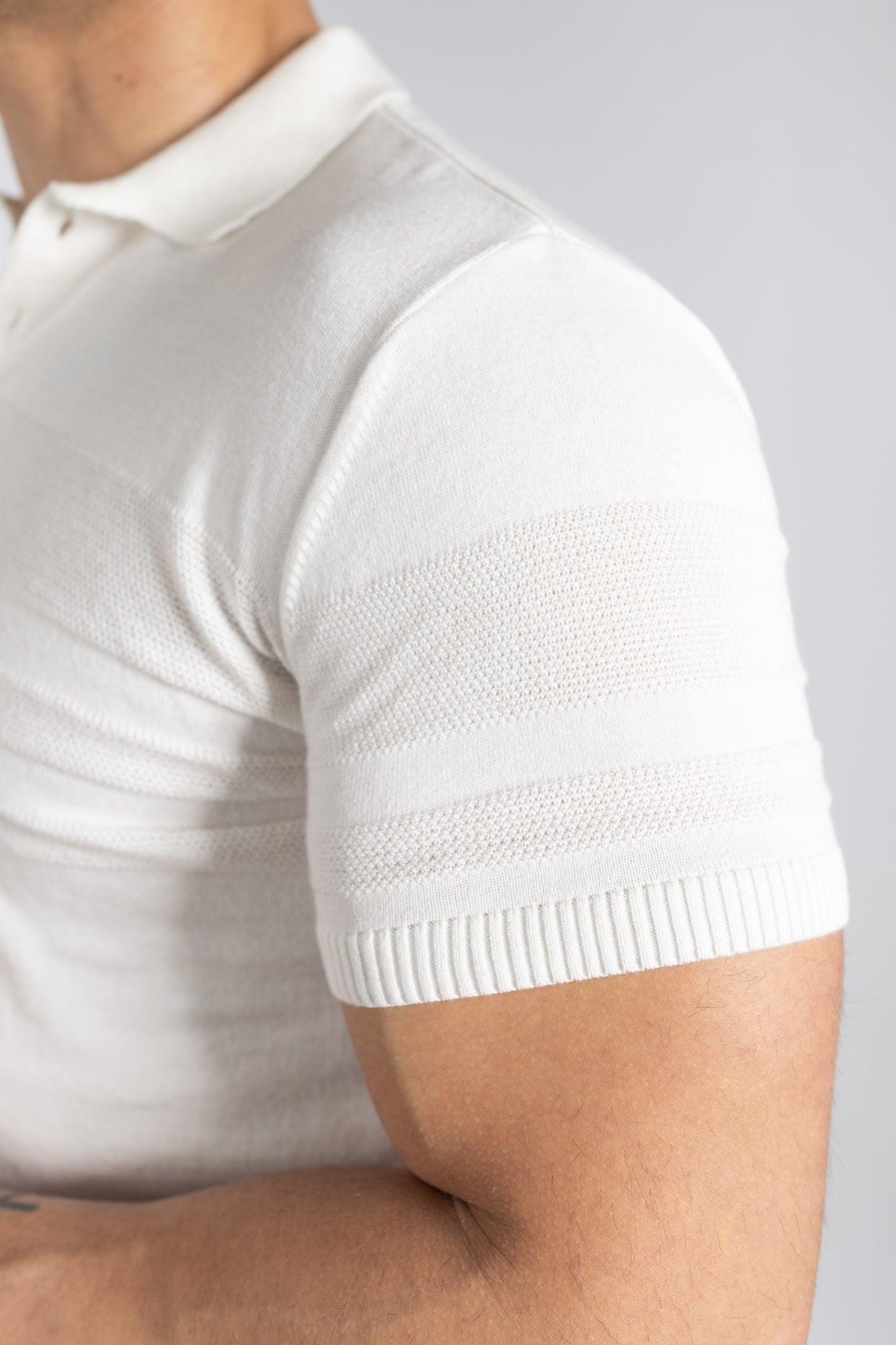 Polo com Textura Homem