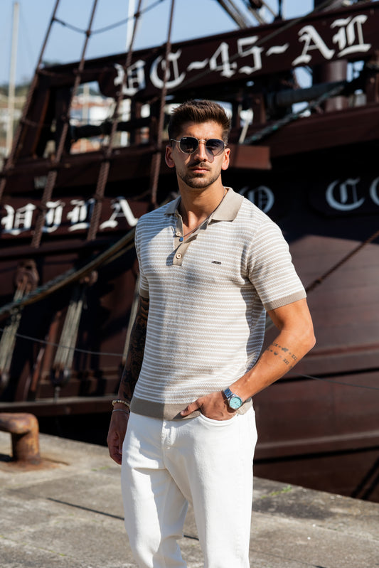 Polo de Malha Texturada