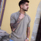Polo com decote em V