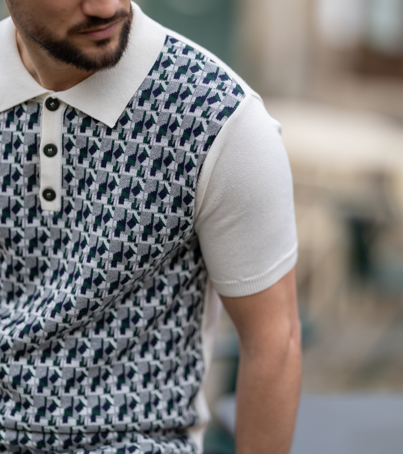 POLO MALHA JACQUARD