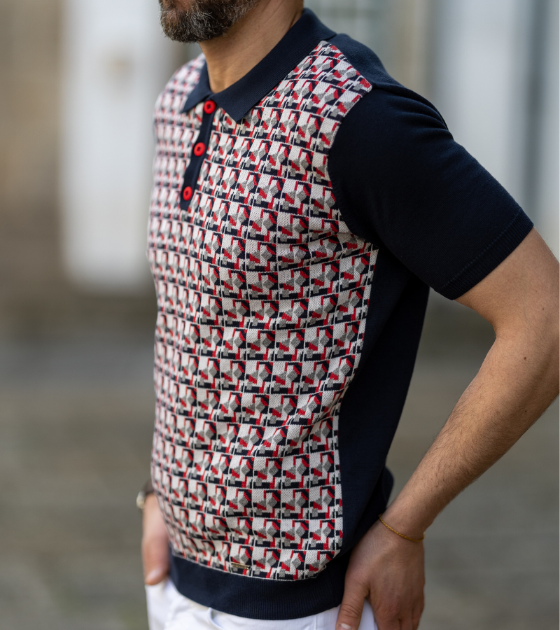 POLO MALHA JACQUARD