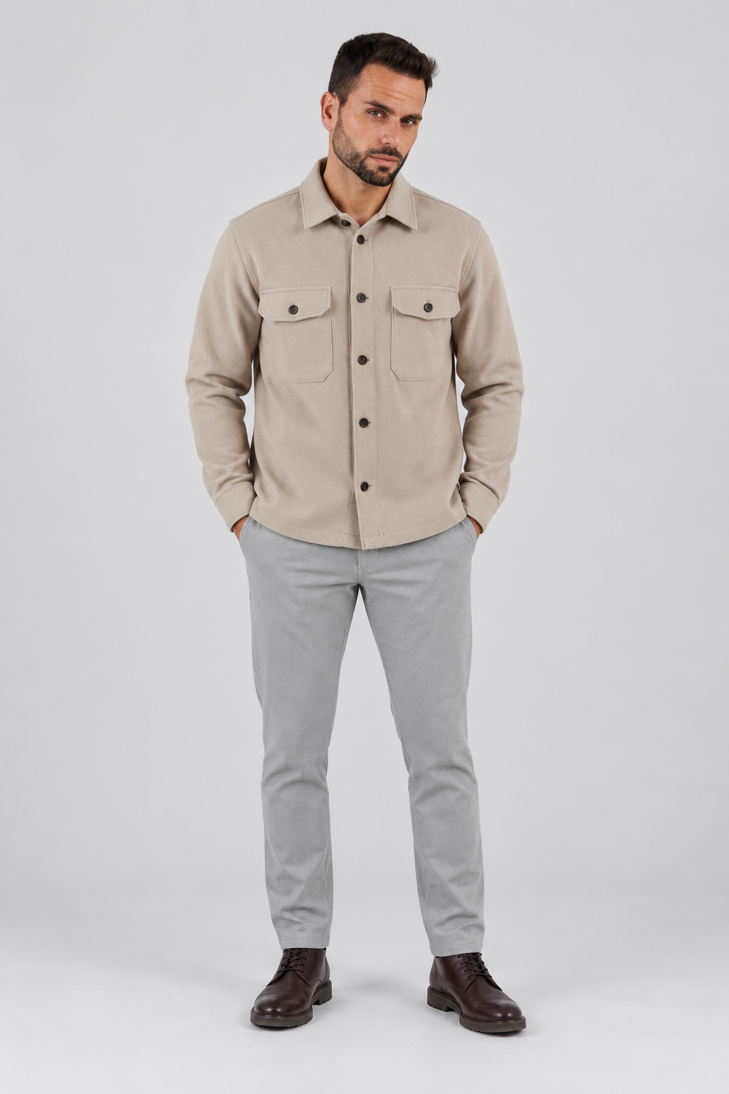 SOBRECAMISA COM BOLSOS