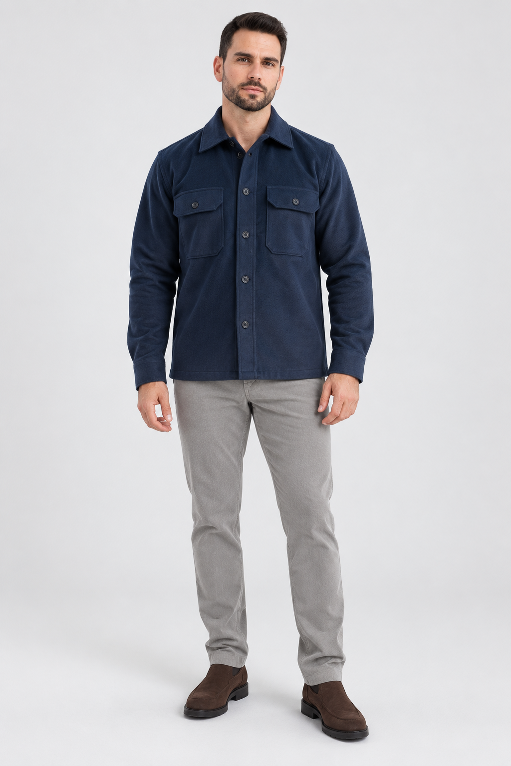 SOBRECAMISA COM BOLSOS