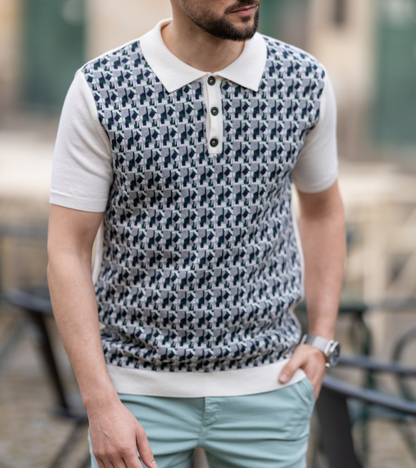 POLO MALHA JACQUARD