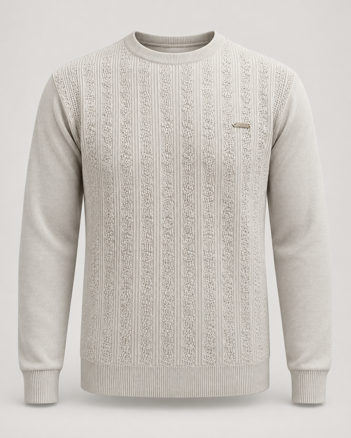 Camisola de malha com textura