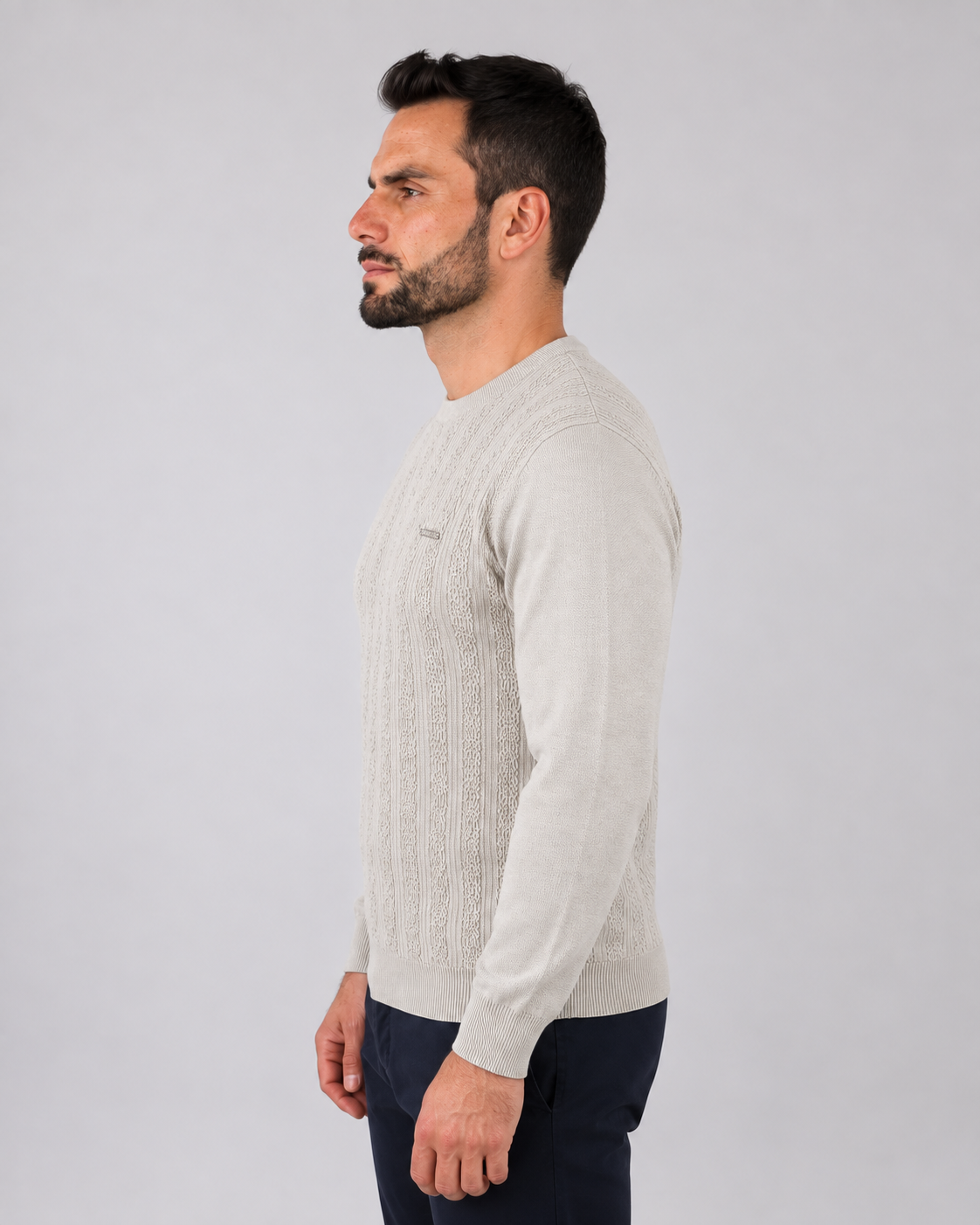 Camisola de malha com textura