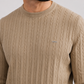 Camisola de Gola Redonda com Tranças