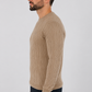 Camisola de Gola Redonda com Tranças