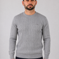 Camisola de Gola Redonda com Tranças