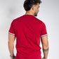 T-shirt com detalhe contrastante nas mangas