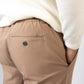 CALÇAS SLIM FIT COM CÓS ELÁSTICO