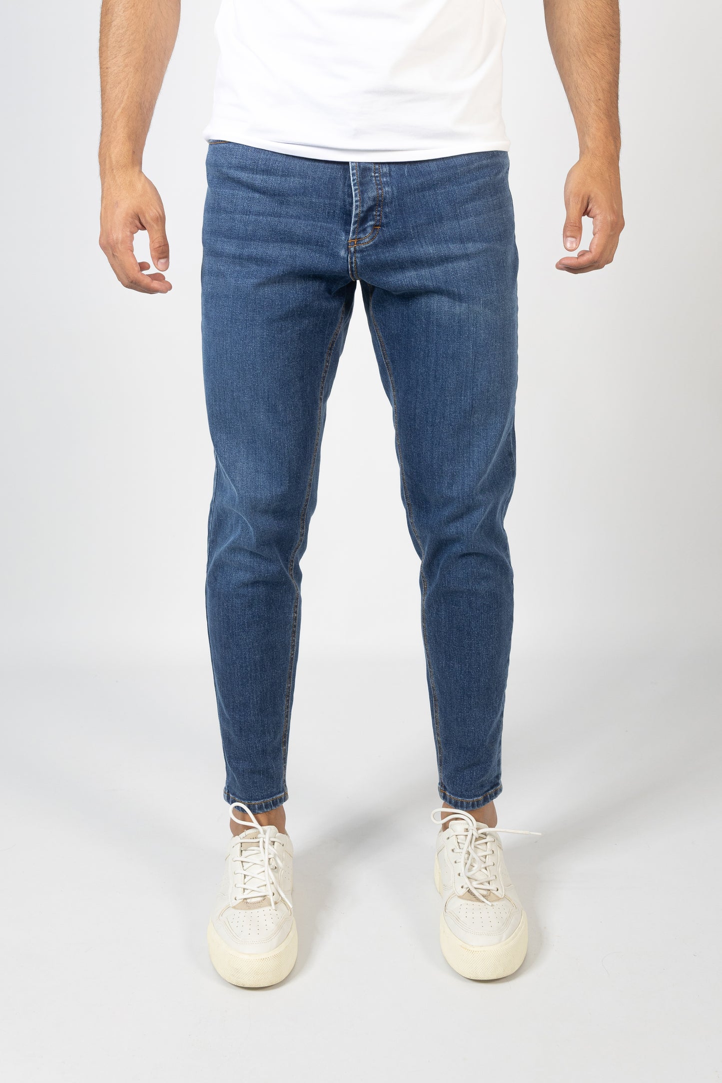 SKINNY CROPPED PANTS