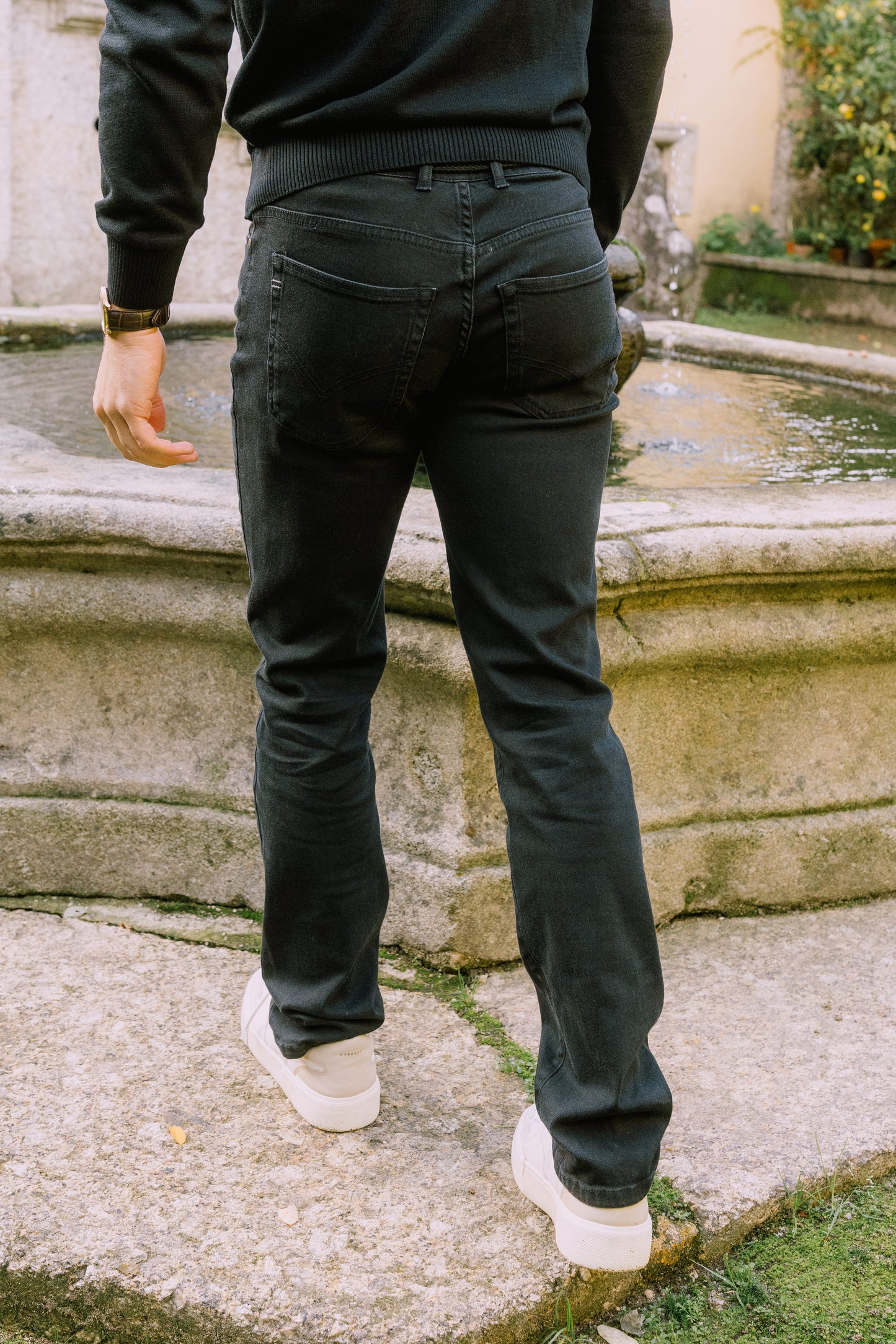 Calça Jeans Regular Fit Preto