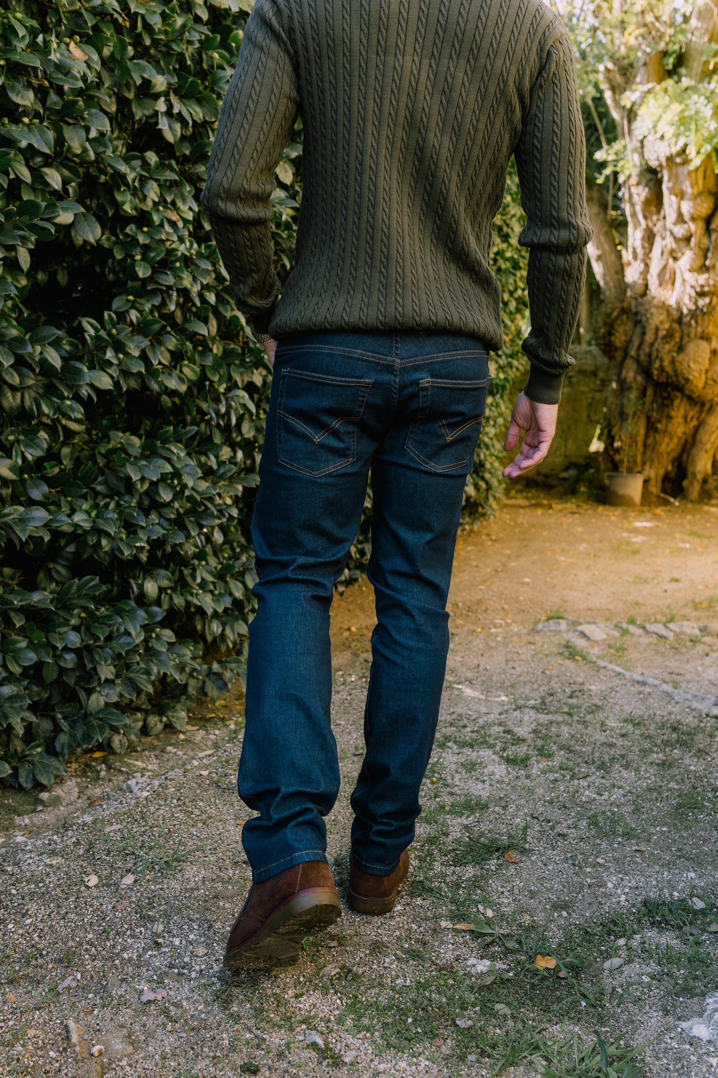 Calça Jeans Regular Fit Azul Escuro