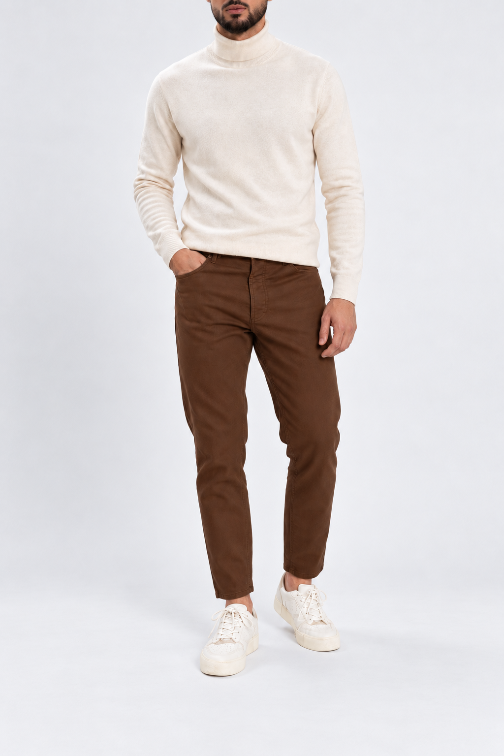 Calça sarja taperd